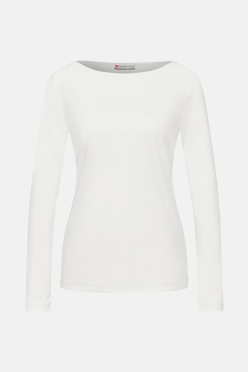 Top (lange mouwen) wit - STREET ONE