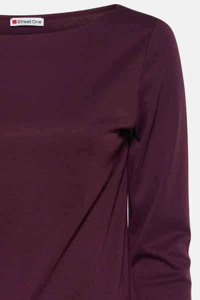 Top (lange mouwen) rood - STREET ONE