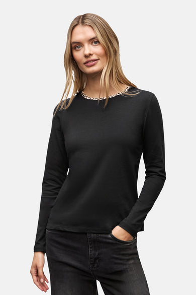 Top (lange mouwen) zwart - STREET ONE