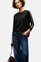 T-shirt (lange mouwen) zwart - STREET ONE