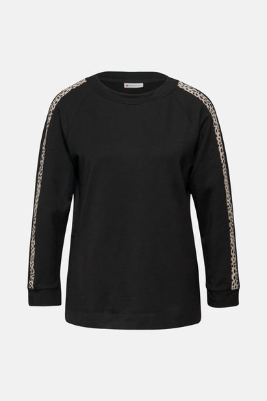 T-shirt (lange mouwen) zwart - STREET ONE