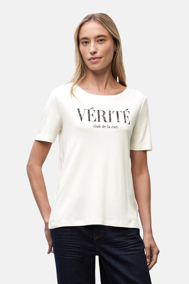 T-shirt (korte mouwen) wit - STREET ONE