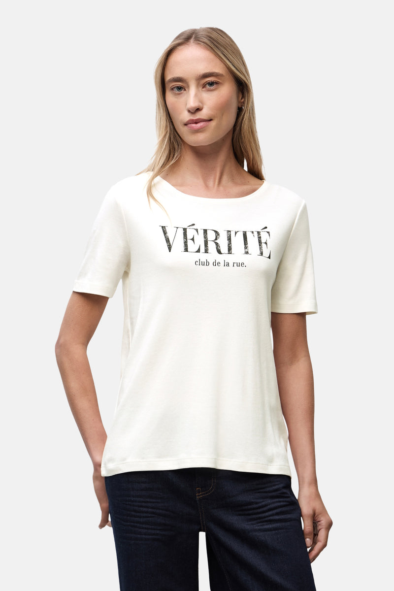 T-shirt (korte mouwen) wit - STREET ONE