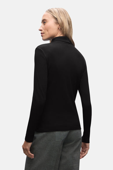 Top (lange mouwen) zwart - STREET ONE