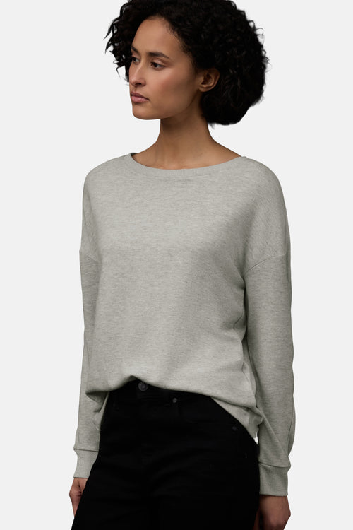 T-shirt (lange mouwen) grijs - STREET ONE