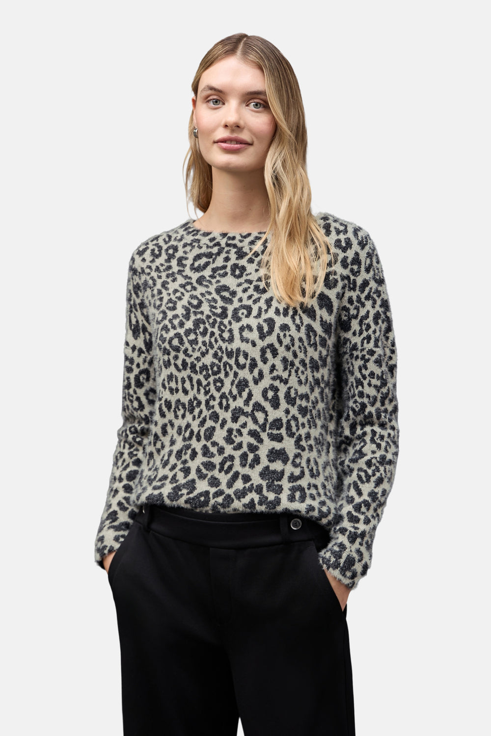 Trui met ronde hals multicolor - STREET ONE