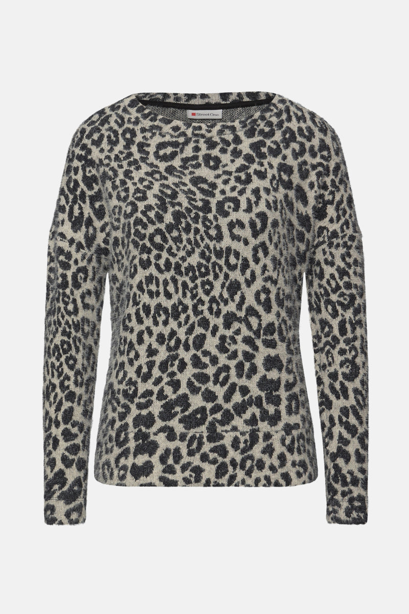 Trui met ronde hals multicolor - STREET ONE