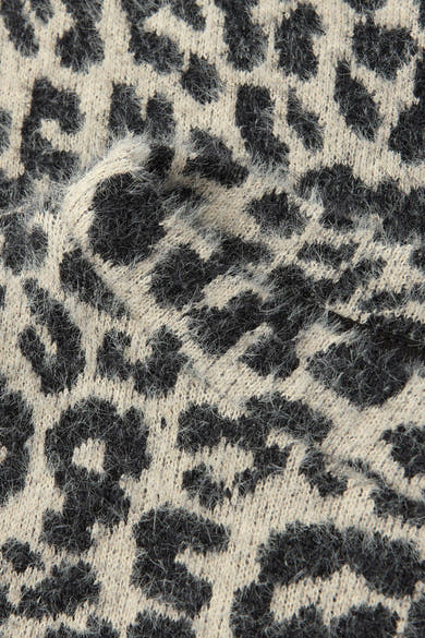 Ronde hals trui in zachte, veelkleurige gebreide stof van STREET ONE, met getextureerd dierenprint.