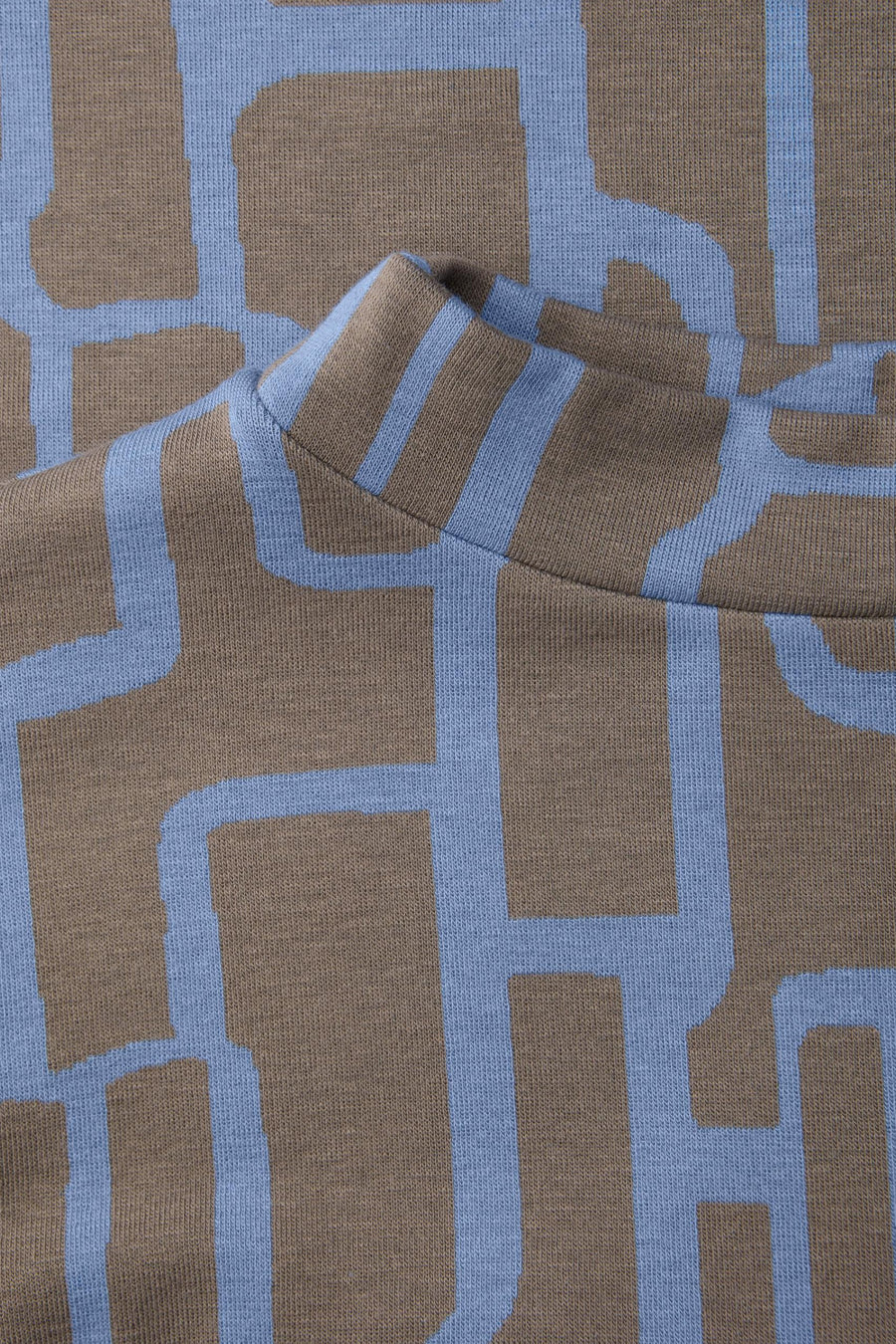 T-shirt à manches longues multicolore de STREET ONE avec motif graphique abstrait.
