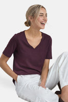 Top uni manches courtes rouge - STREET ONE