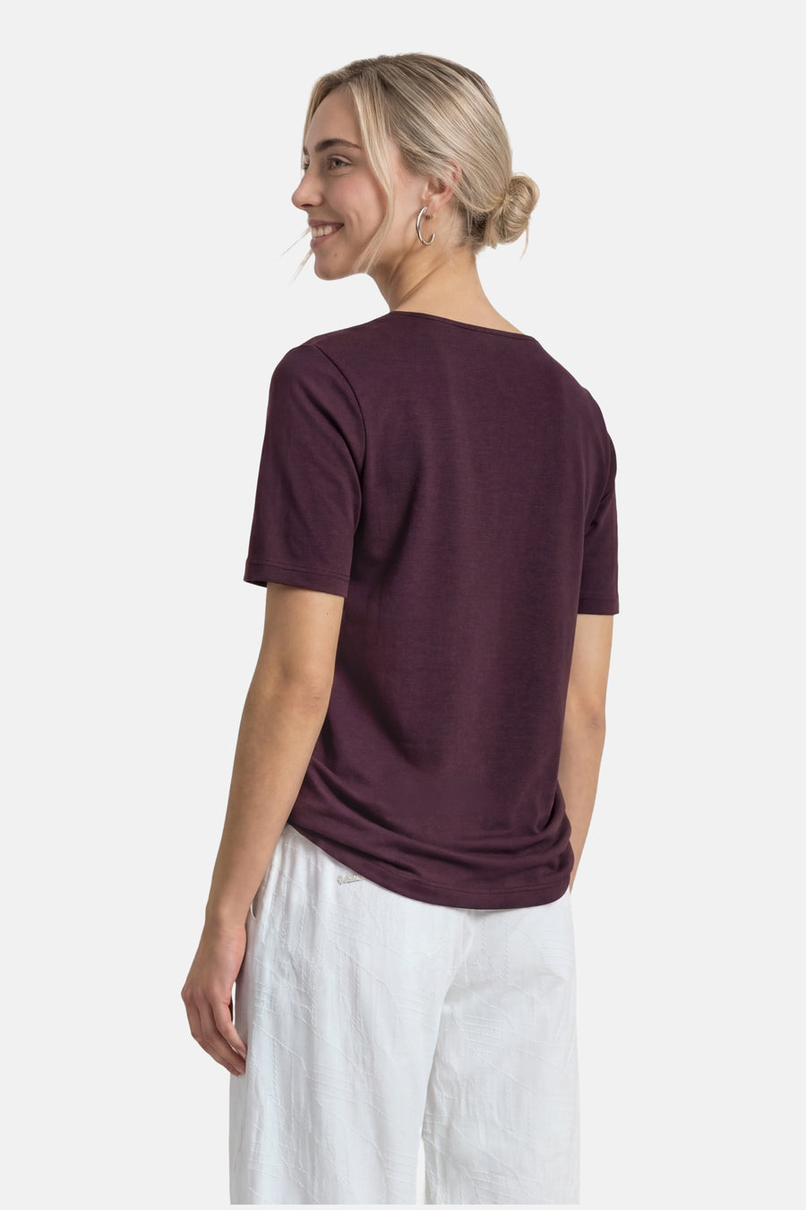 Top uni manches courtes rouge - STREET ONE