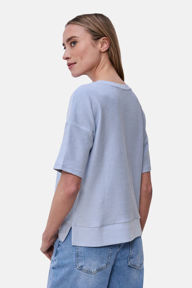 Top uni manches courtes bleu - STREET ONE
