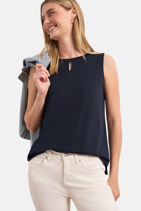 Top (sans manches) bleu - STREET ONE