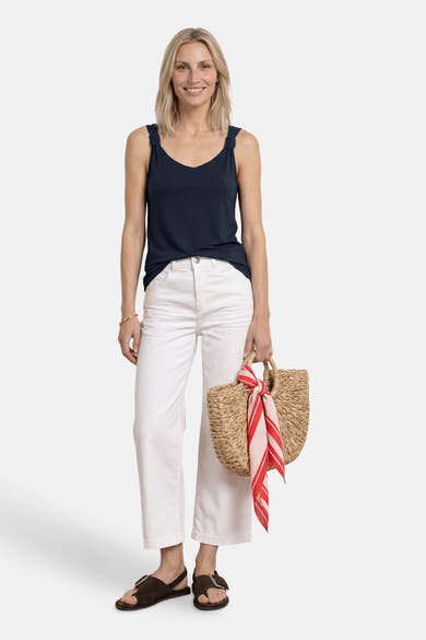 Top (zonder mouwen) blauw - STREET ONE