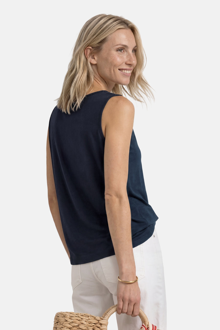 Top (zonder mouwen) blauw - STREET ONE