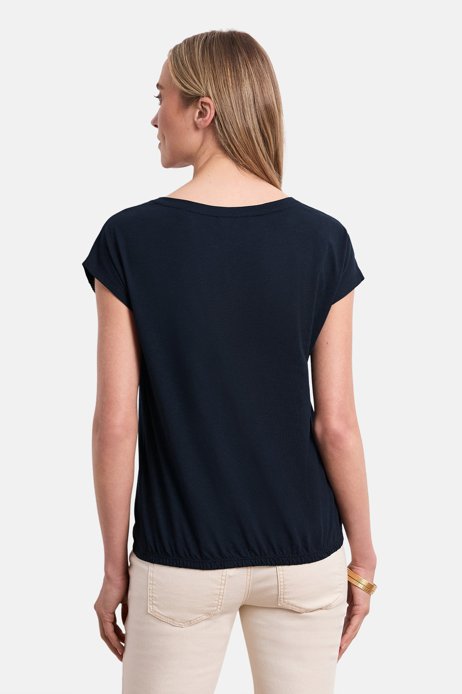 Top (korte mouwen) blauw - STREET ONE