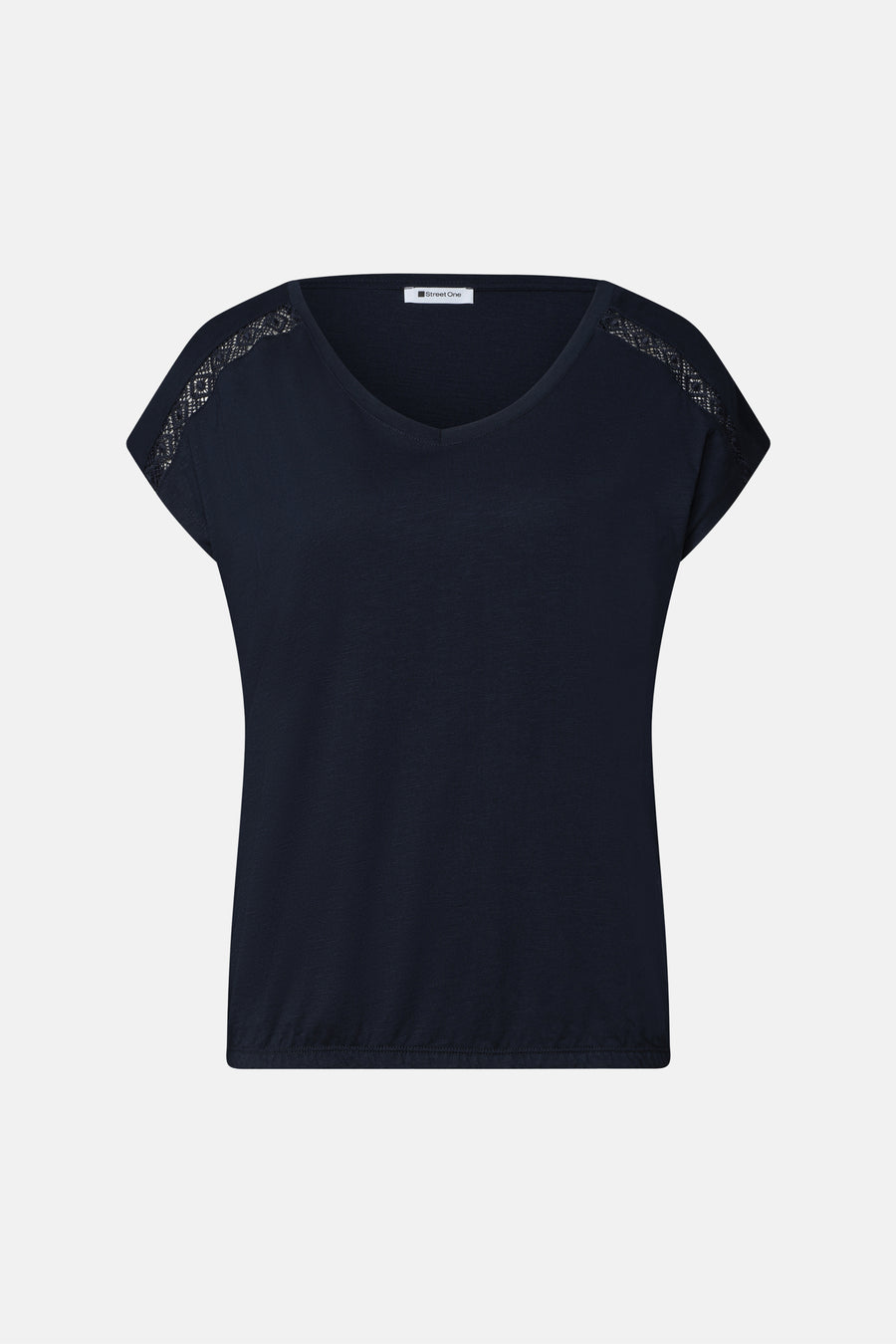 Top (korte mouwen) blauw - STREET ONE