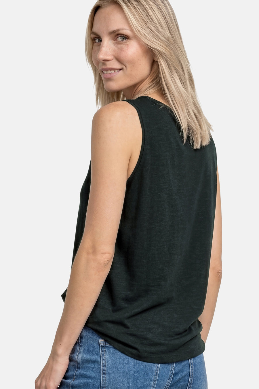Top (zonder mouwen) groen - STREET ONE