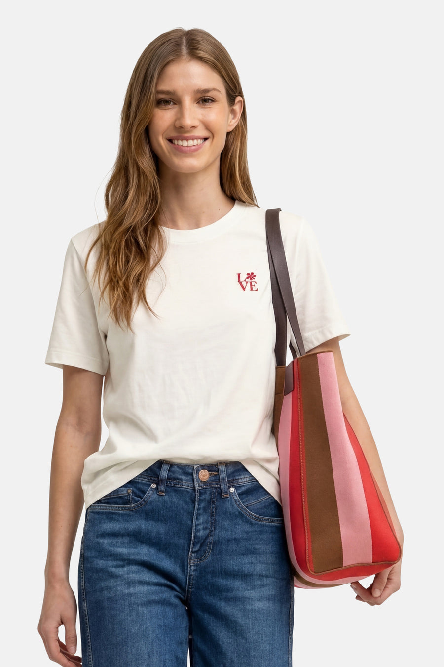 T-shirt (korte mouwen) wit - STREET ONE