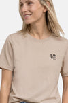 T-shirt (korte mouwen) beige - STREET ONE