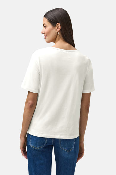 T-shirt (korte mouwen) wit - STREET ONE