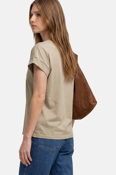 T-shirt (manches courtes) beige - STREET ONE