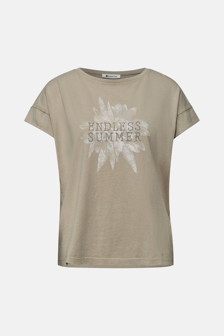 T-shirt (manches courtes) beige - STREET ONE