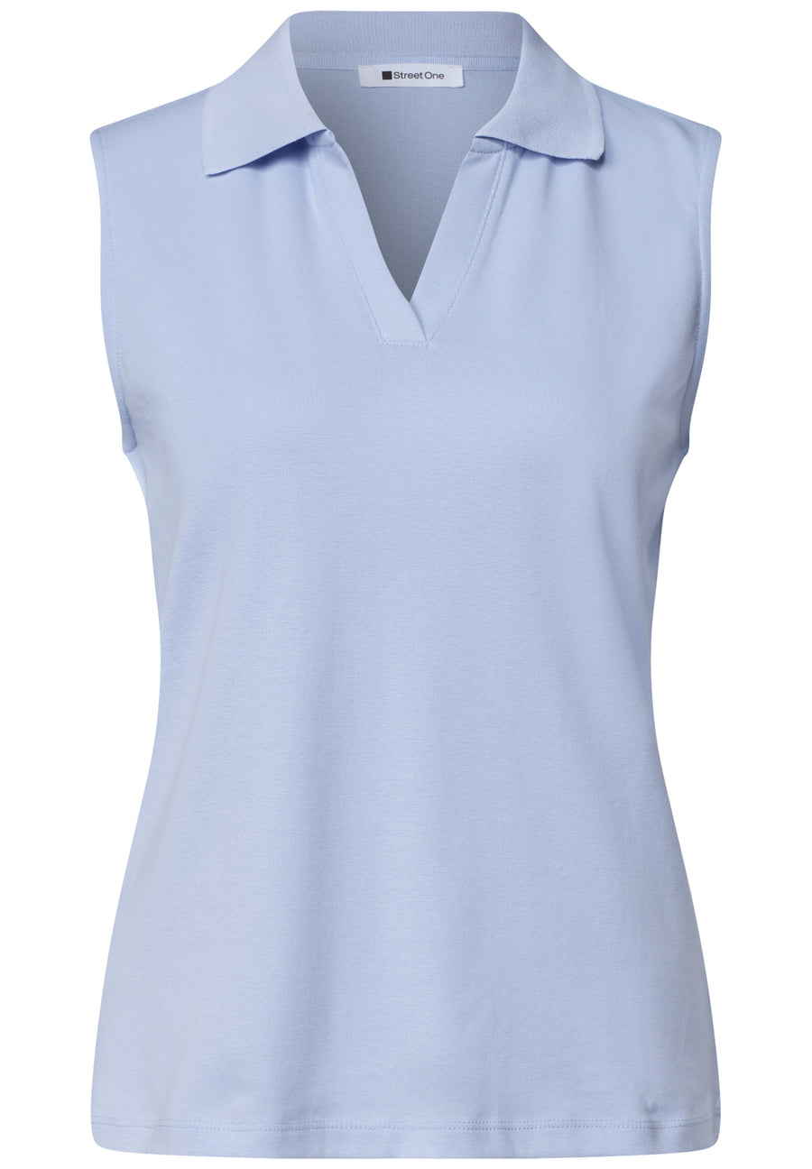 Top (sans manches) bleu - STREET ONE