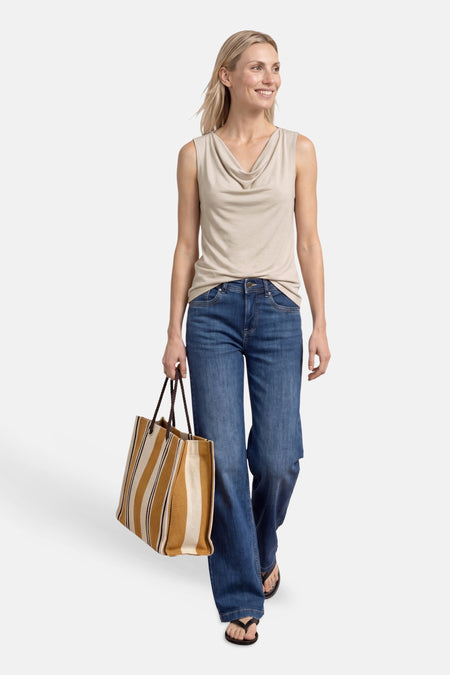 Top (zonder mouwen) beige - STREET ONE