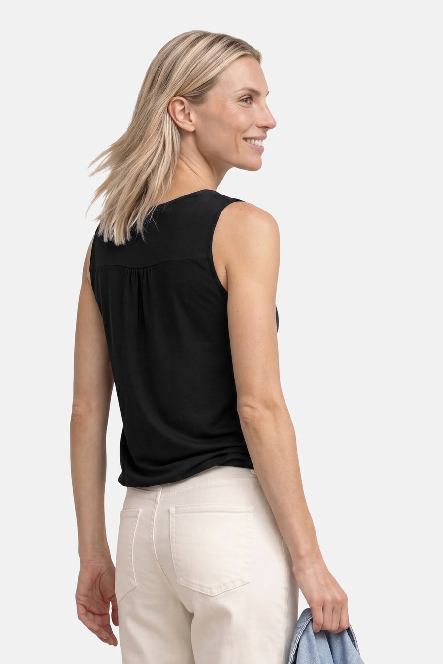 Top (zonder mouwen) zwart - STREET ONE
