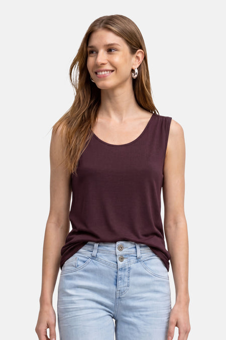 Top (zonder mouwen) rood - STREET ONE