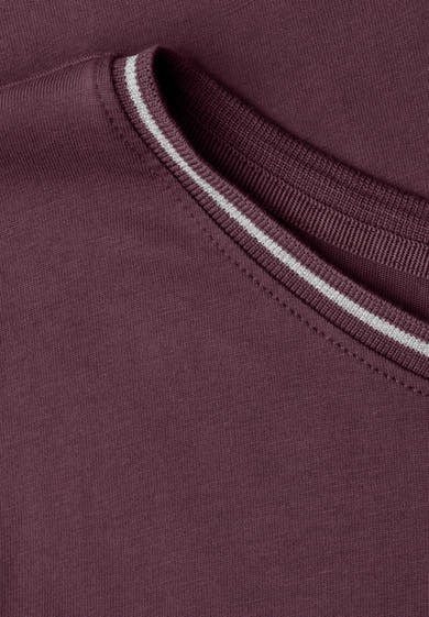 Top uni manches courtes rouge - STREET ONE