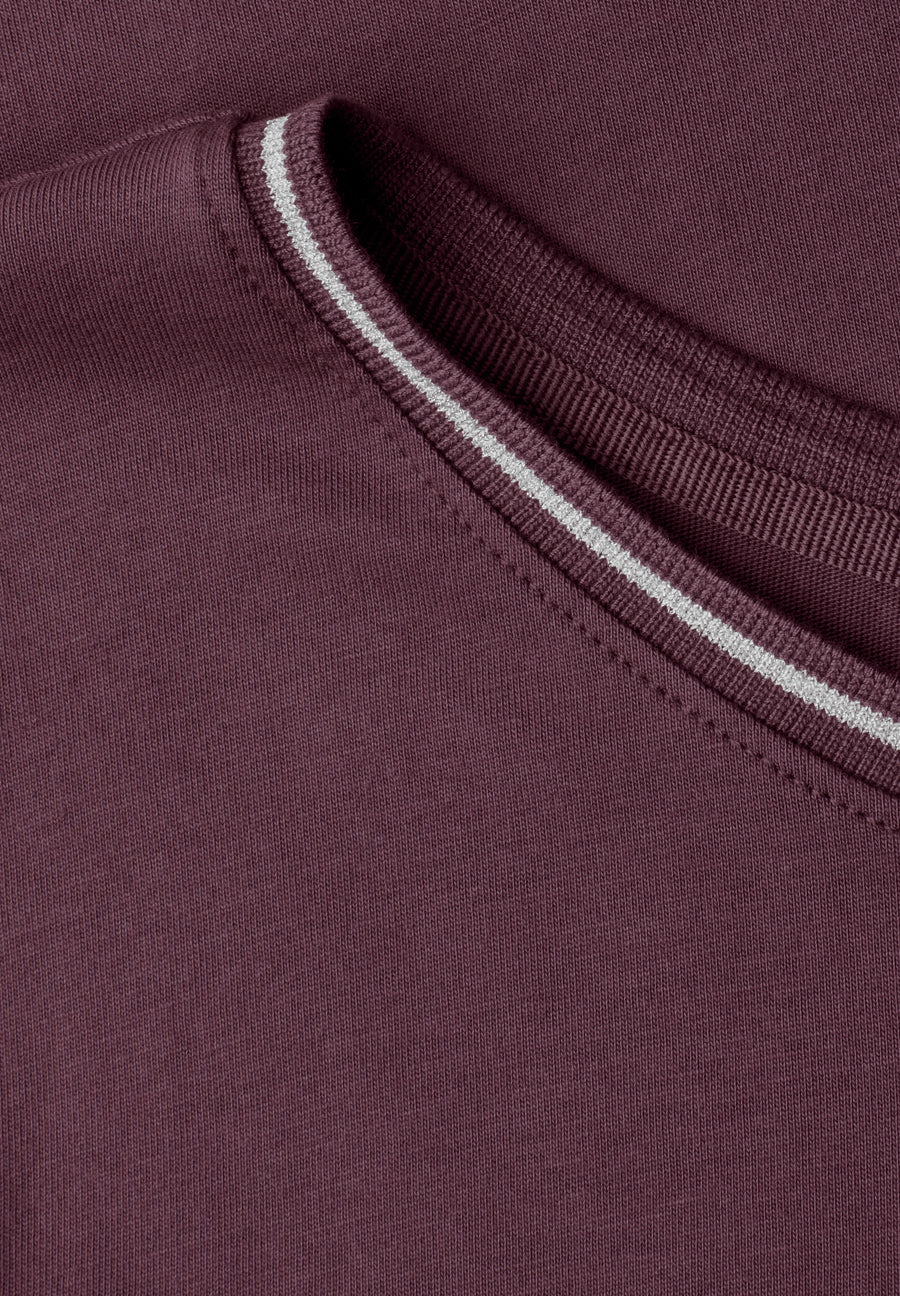 Top uni manches courtes rouge - STREET ONE
