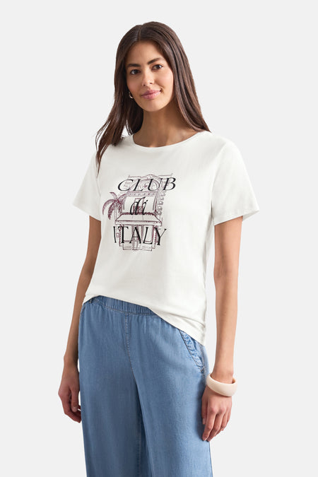 T-shirt (korte mouwen) wit - STREET ONE