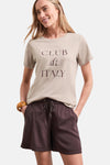 T-shirt (korte mouwen) beige - STREET ONE