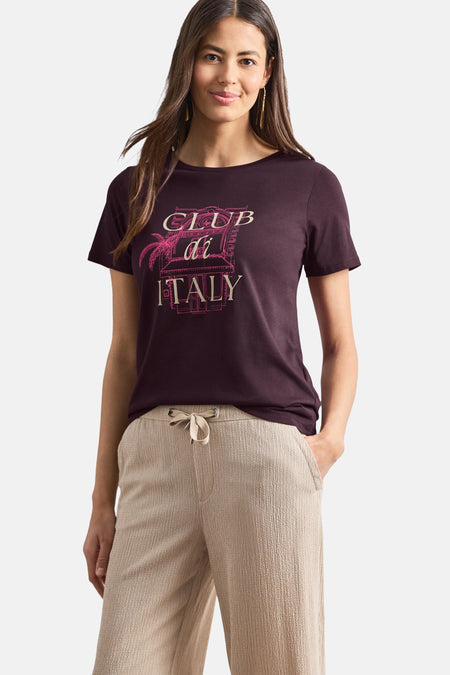 T-shirt (korte mouwen) rood - STREET ONE