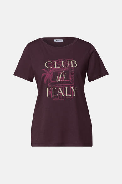 T-shirt (manches courtes) rouge - STREET ONE