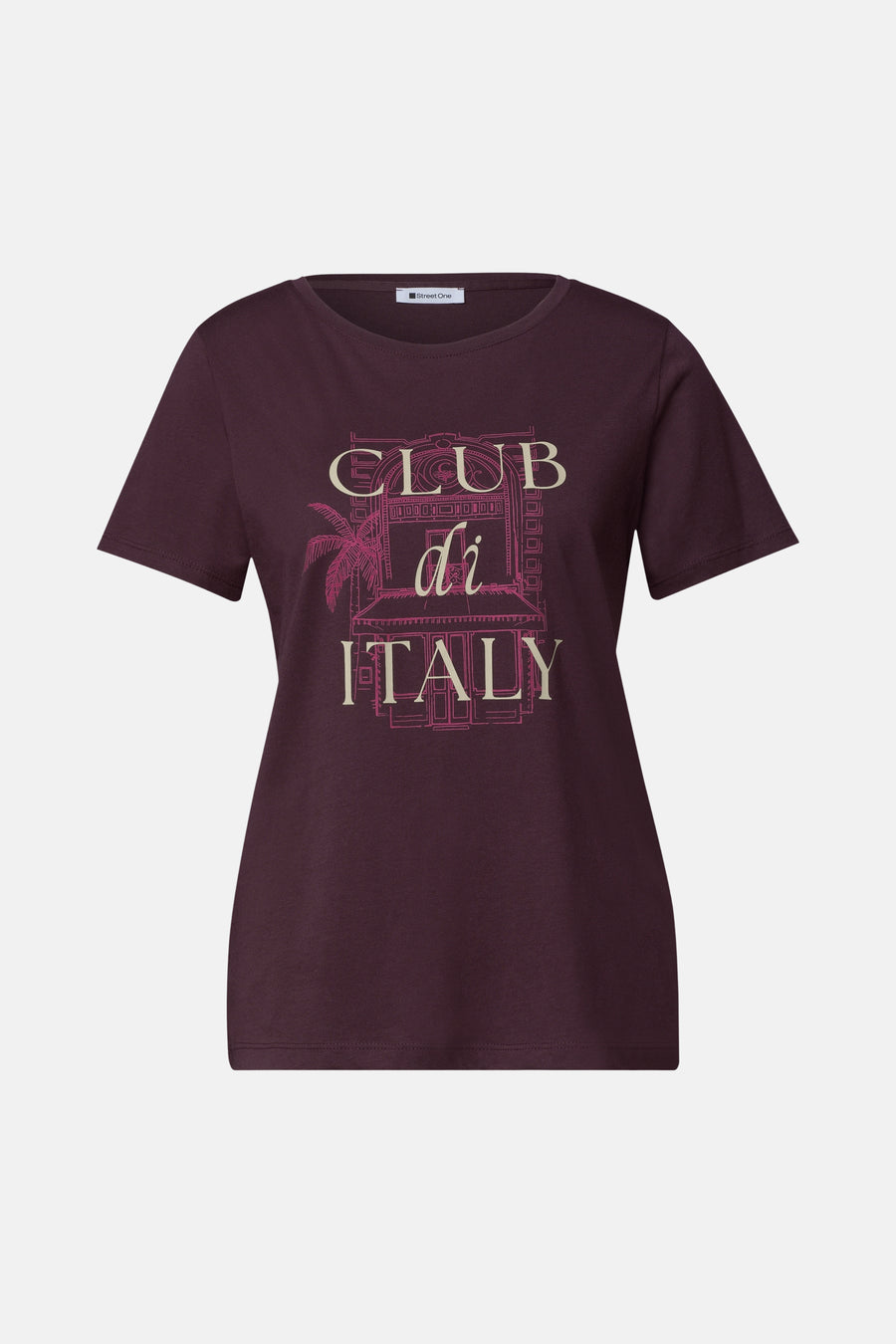 T-shirt (manches courtes) rouge - STREET ONE