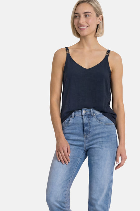 Top - blauw