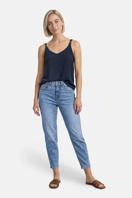 Top - blauw