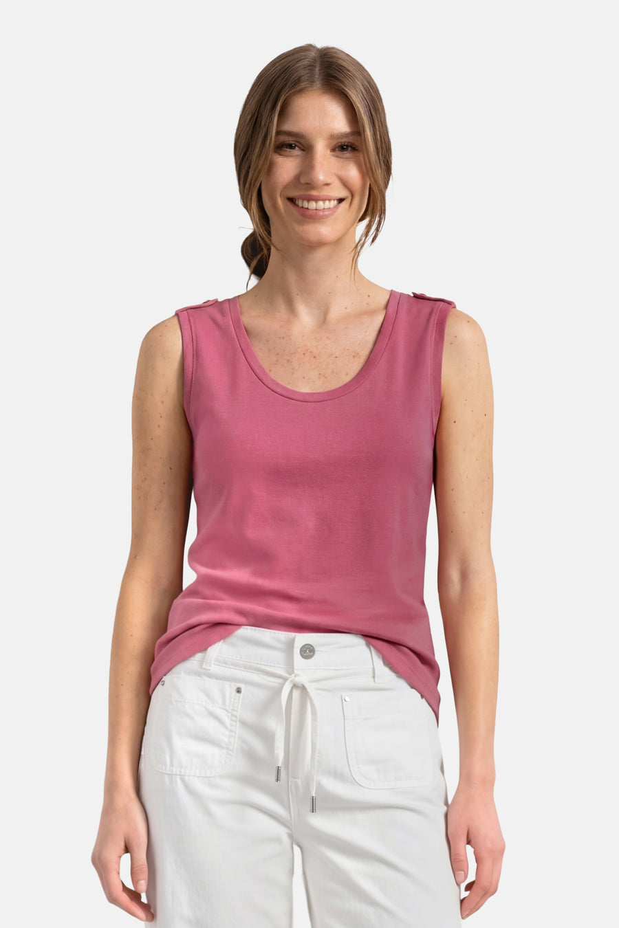 Top (sans manches) rose - STREET ONE