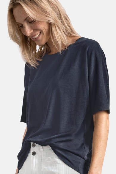 T-shirt met korte mouwen - blauw