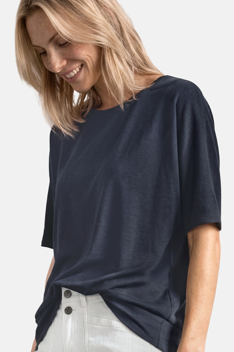 T-shirt met korte mouwen - blauw
