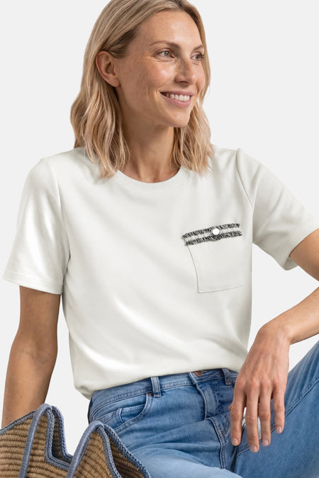 T-shirt met korte mouwen - wit