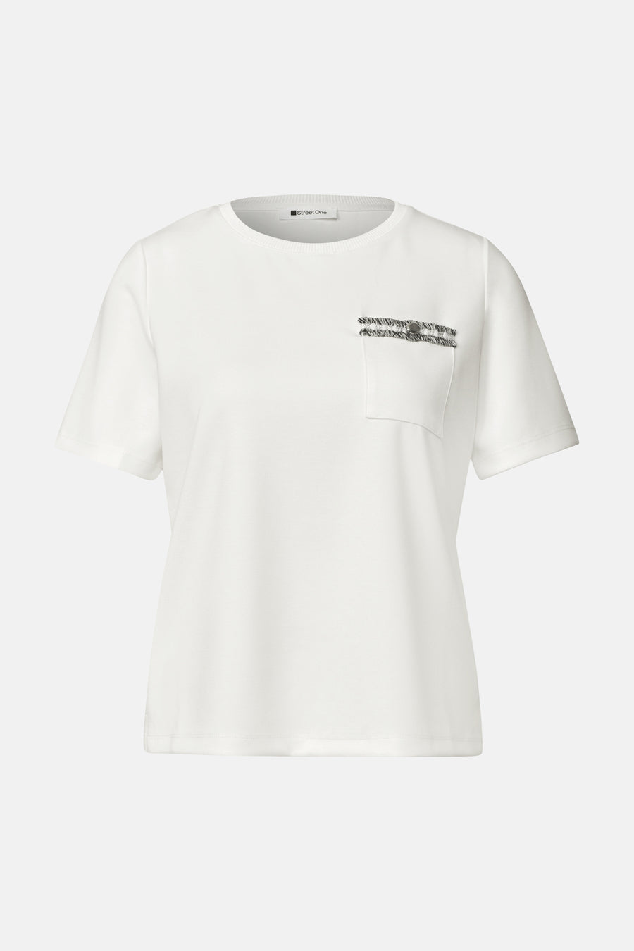Top uni manches courtes blanc - STREET ONE