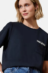 Top uni manches courtes bleu - STREET ONE
