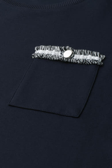 Top uni manches courtes bleu - STREET ONE