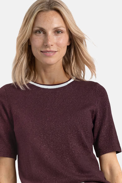 Top uni manches courtes rouge - STREET ONE
