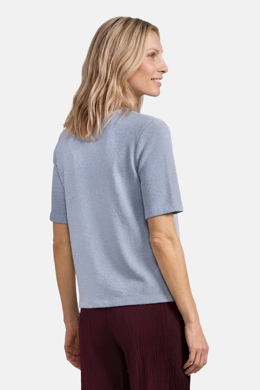 Top uni manches courtes bleu - STREET ONE