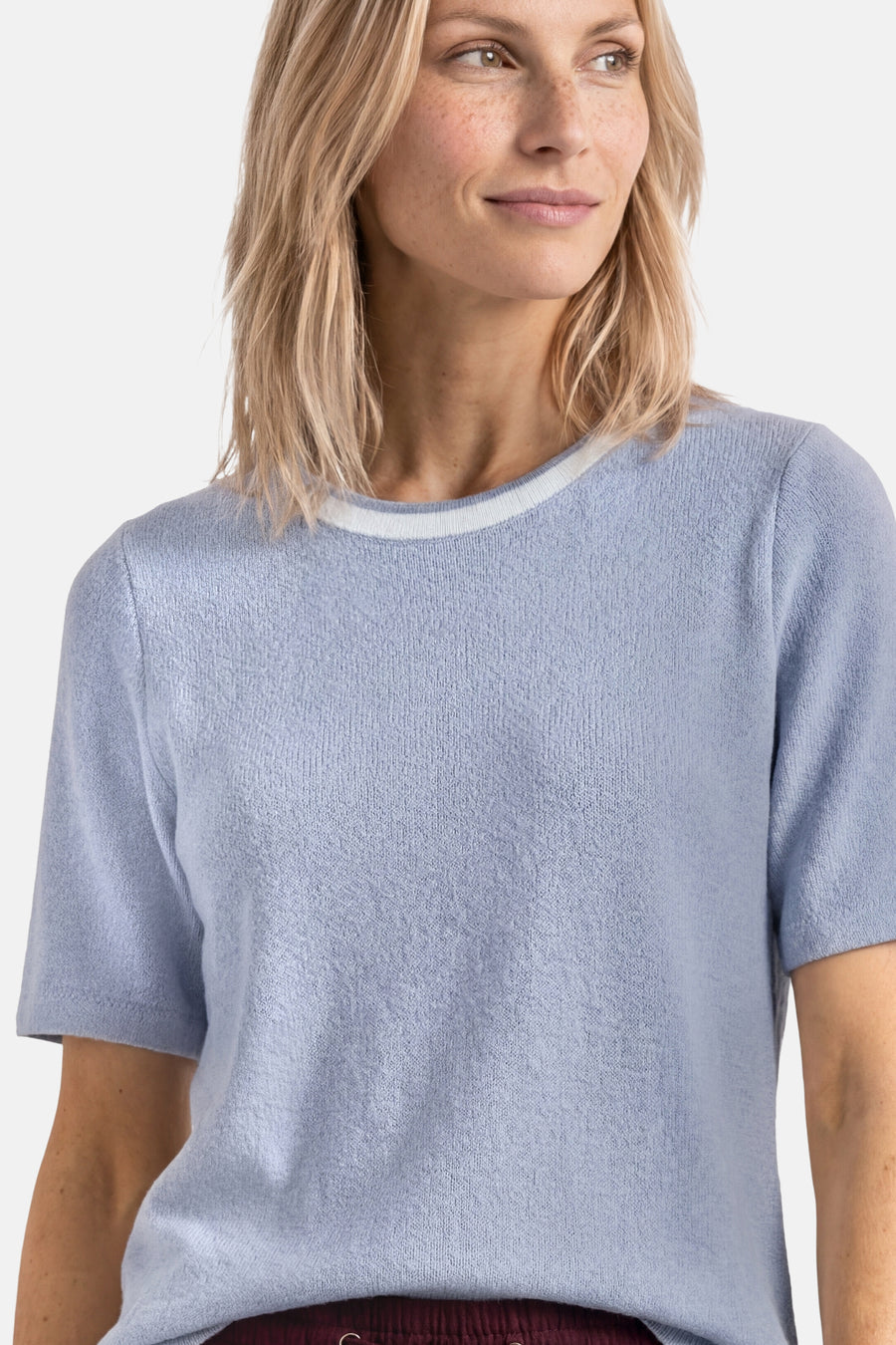 Top uni manches courtes bleu - STREET ONE
